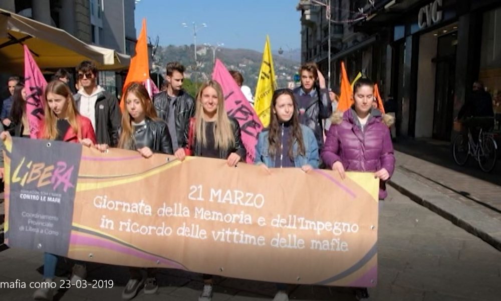 Contro le mafie, il corteo per le vie di Como