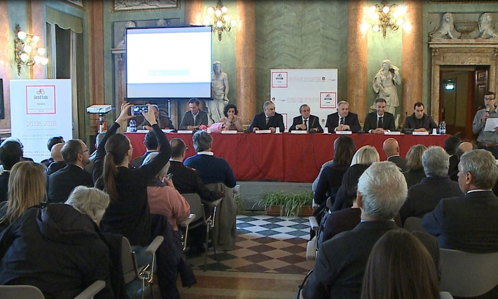 La città si prepara al Giro d’Italia 2019. La presentazione della tappa comasca con partenza da Ivrea