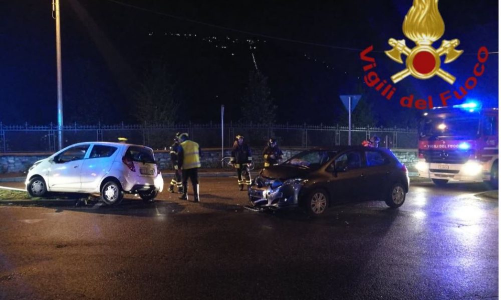 Via per Cernobbio, incidente nella tarda serata di ieri, un ferito