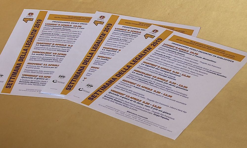 Biblioteca comunale intitolata a Borsellino, lunedì la cerimonia aprirà la “Settimana della legalità”