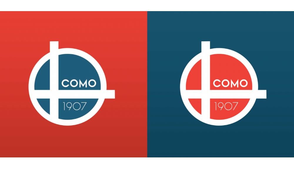 Calcio, sondaggio sul nuovo logo del Como. La squadra in campo domani ad Arzignano