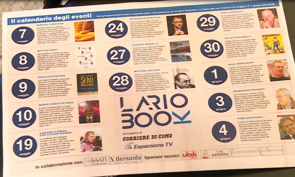 LarioBook, oggi ultimo appuntamento con il giornalista Pierluigi Panza. Il festival torna a settembre