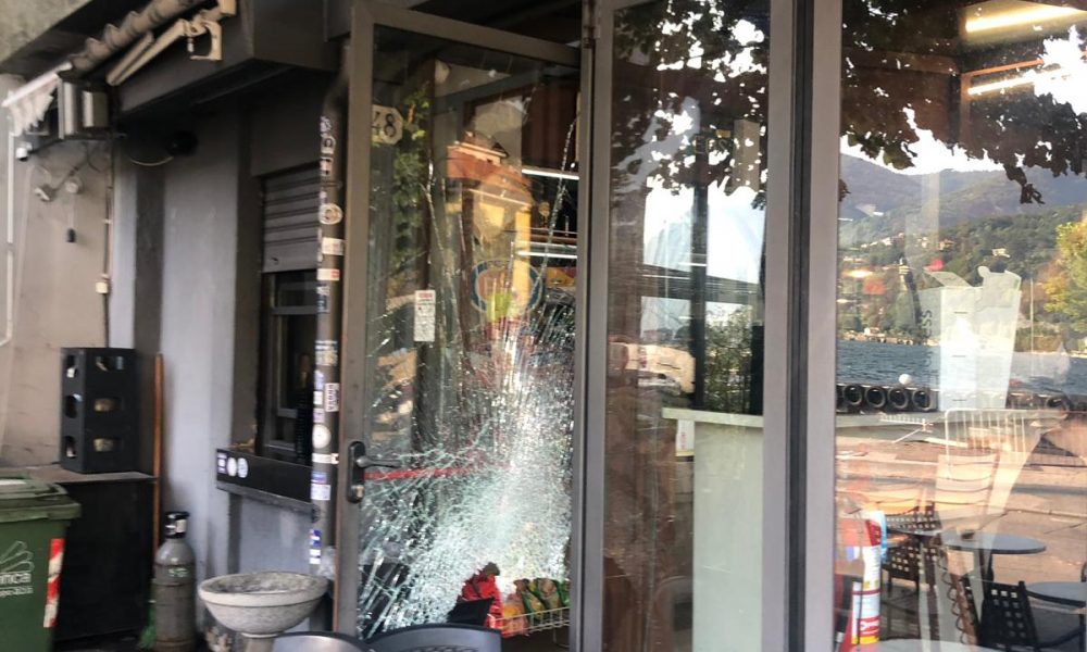 Ladri all’alba al bar “Pino” di Como. Bottino da 50 euro