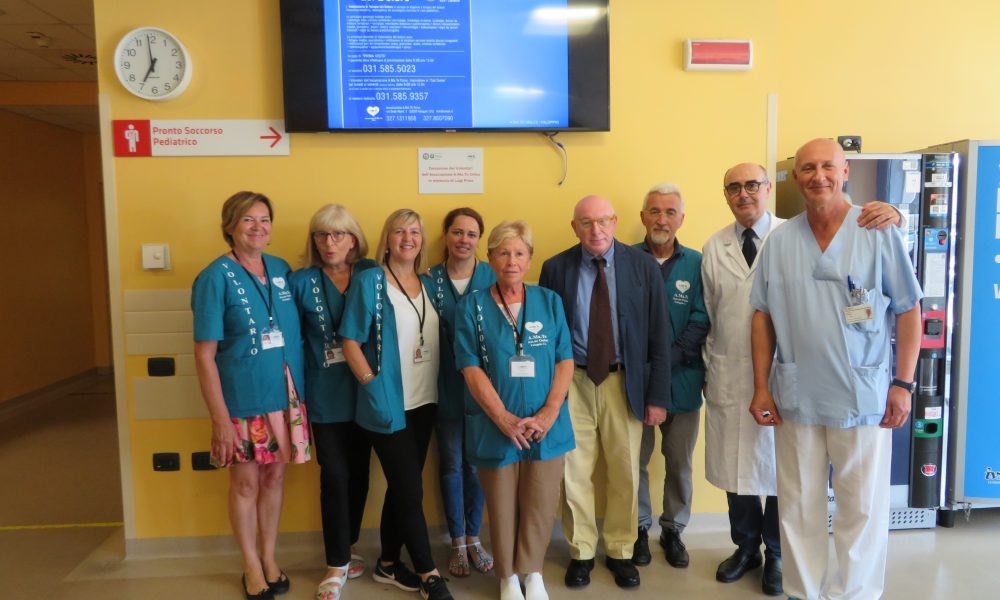 Sant’Anna, un televisore per la sala d’attesa grazie all’Associazione Amate