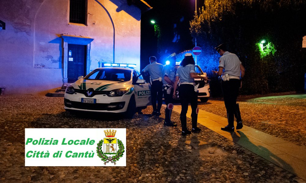 Mercoledrink a Cantù, i controlli straordinari della polizia locale
