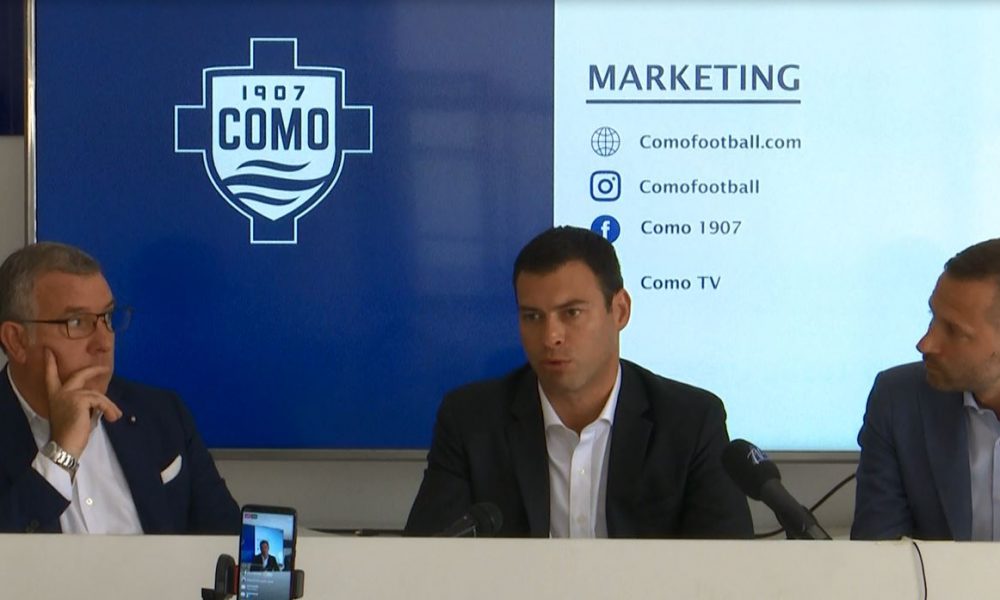 Calcio Como 1907, presentato il nuovo logo. Gli allenamenti saranno a Erba