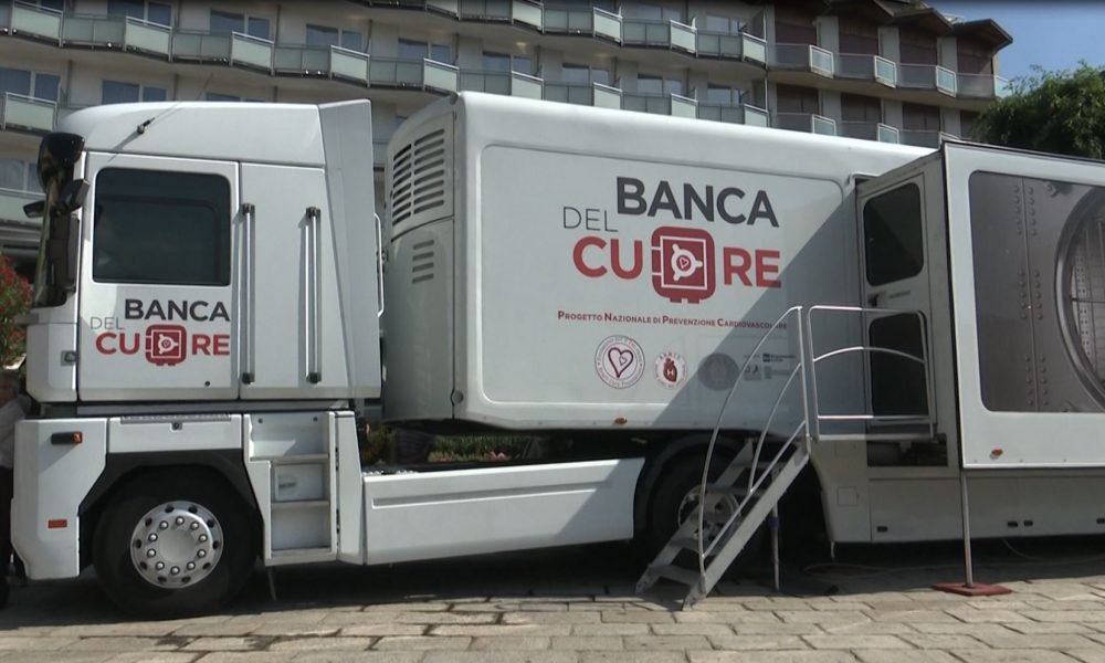 Truck tour banca del cuore, al via i tre giorni per la prevenzione