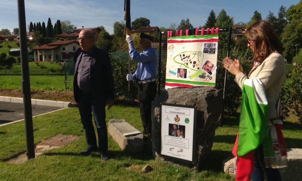 Albavilla, parco intitolato a Falcone e Borsellino. La cerimonia di inaugurazione