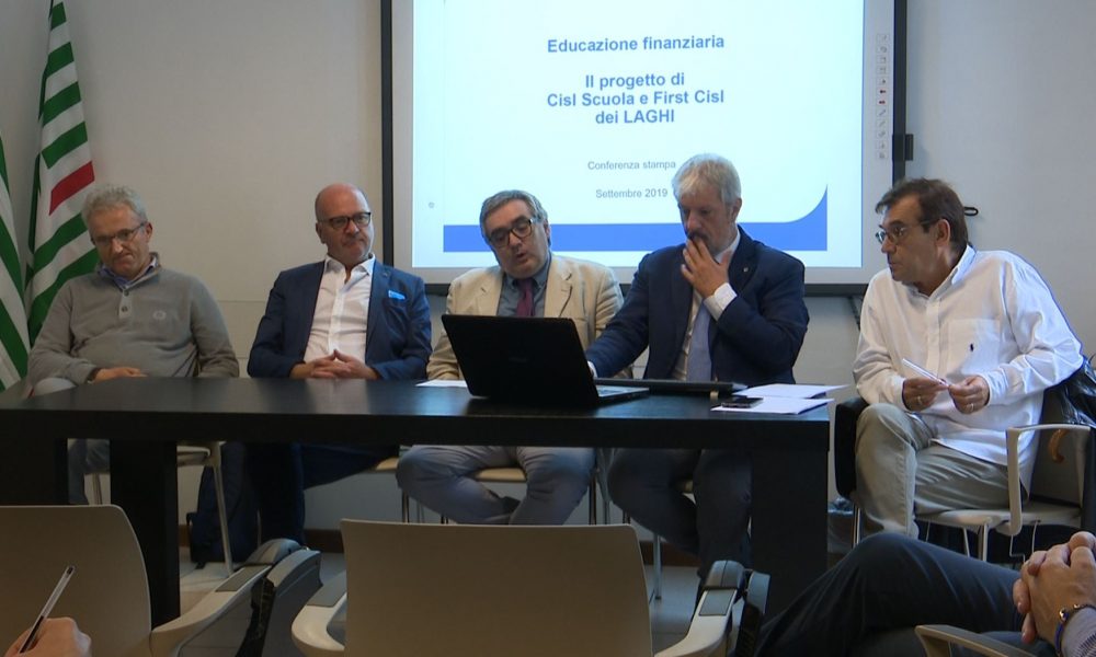 Educazione finanziaria, il progetto di Cisl Scuola e First Cisl dei Laghi