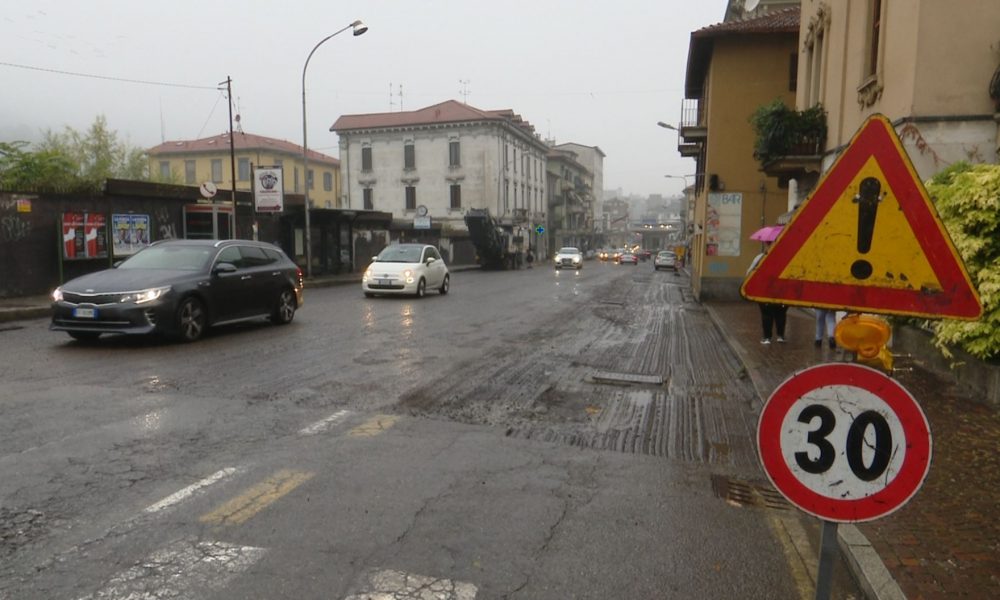 Cantieri in città: via Bellinzona, al via la seconda fase di asfaltature