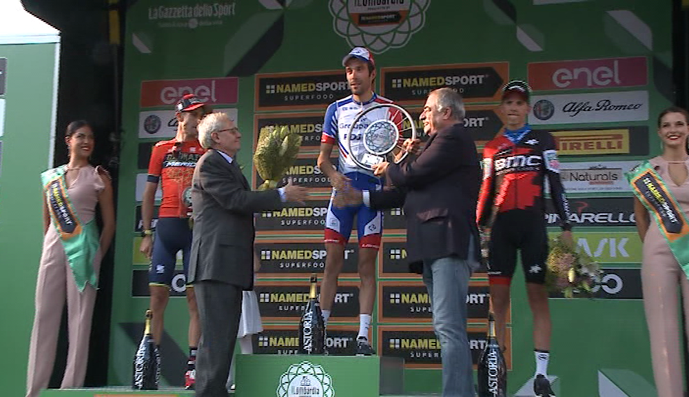 Sabato l’arrivo a Como del “Lombardia”. Presentata la maglia dedicata a Gimondi