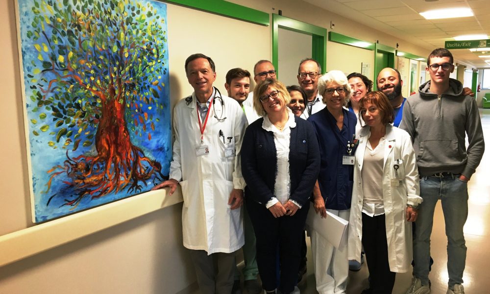 Ospedale Sant’Anna, donato un nuovo quadro alla cardiologia