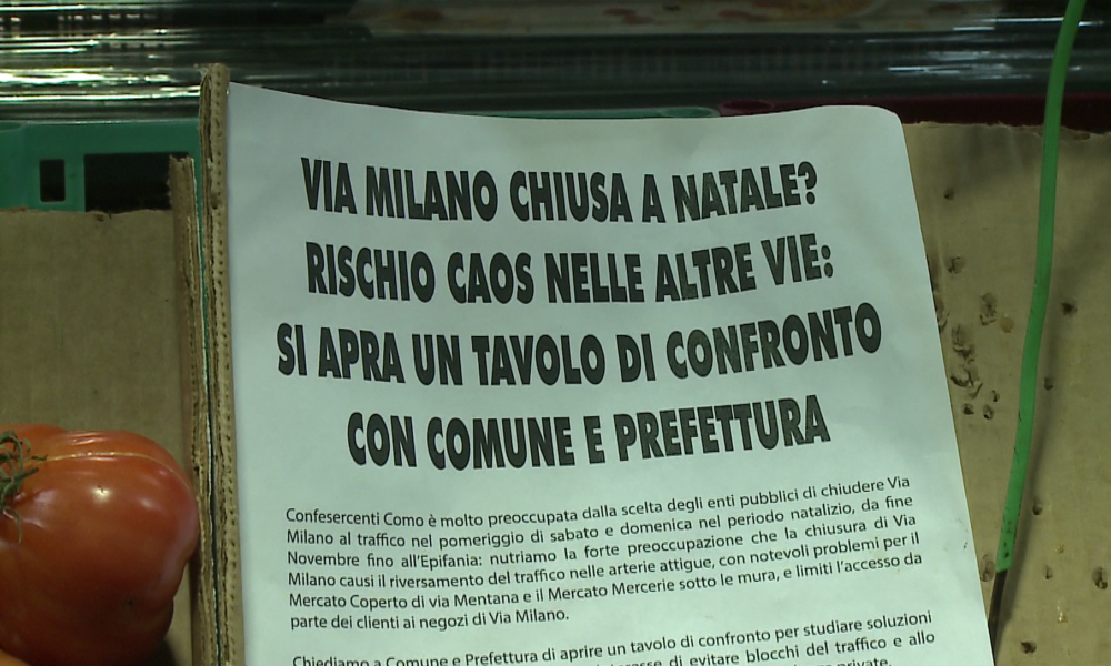 Chiusura di via Milano al traffico nei weekend. I timori degli esercenti del mercato: “Limiterà i clienti”