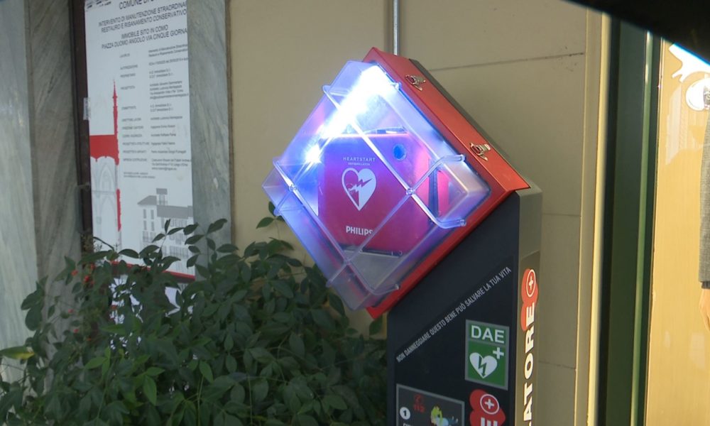 Comocuore, in piazza Duomo arriva il “totem” salvavita