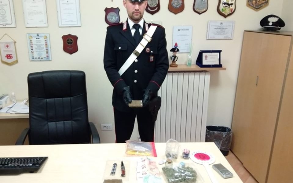 Turate, spaccio di droga. Arrestato dai carabinieri un 28enne