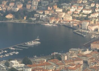 Como vista dall'alto