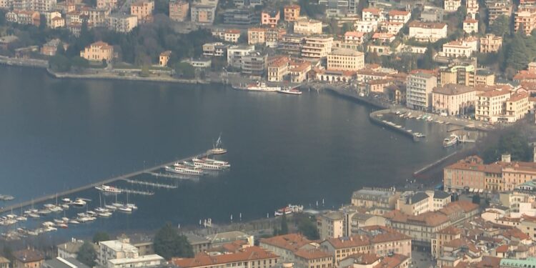 Como vista dall'alto