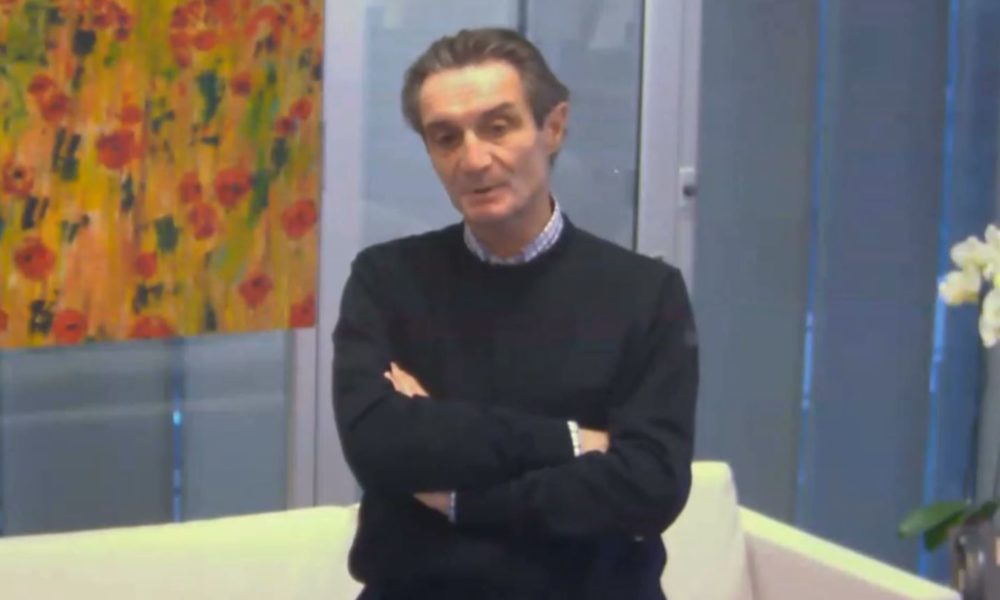 Fontana: “State a casa”. Da domani in strada solo con mascherina o viso coperto