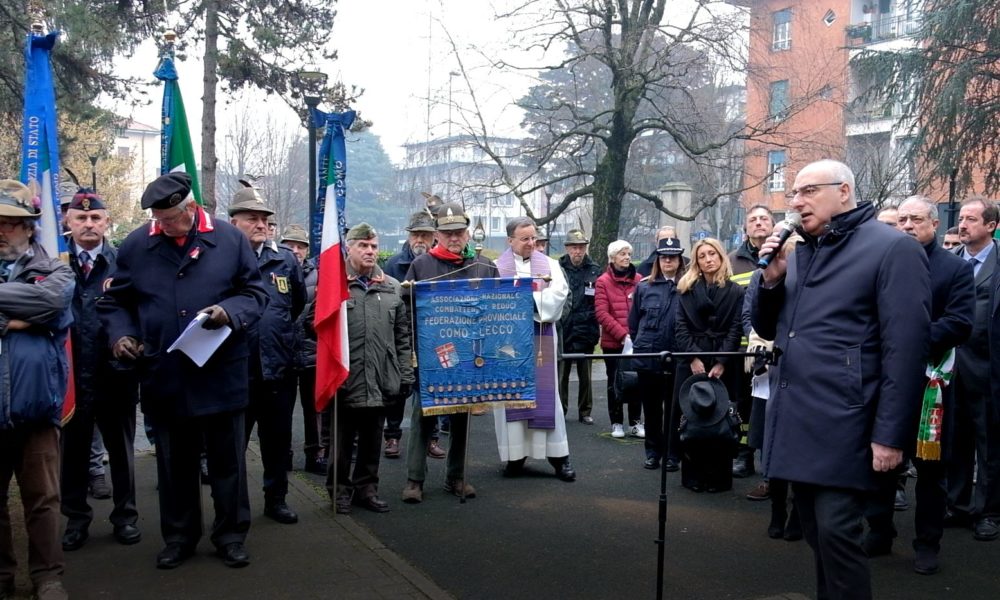Giorno del Ricordo: la cerimonia ai giardini “Martiri delle Foibe” di Albate