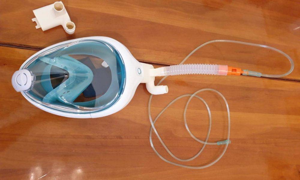 Dal mare agli ospedali: le maschere da snorkeling diventano respiratori