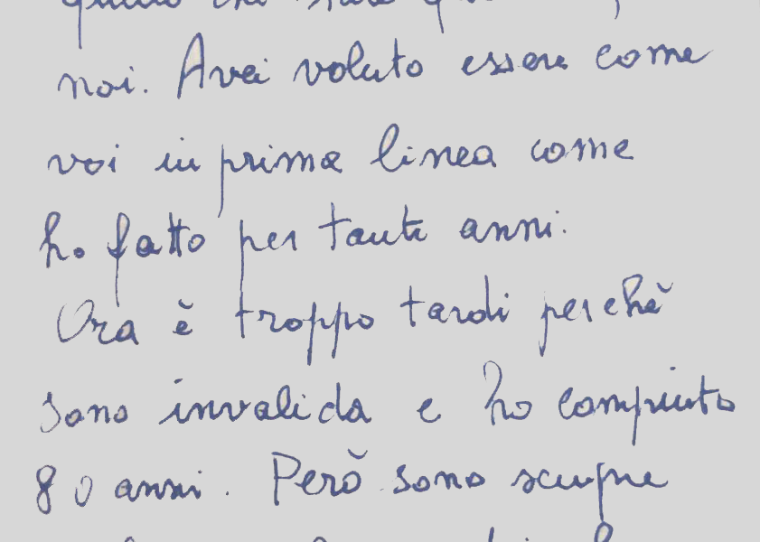 I biscotti e i versi del poeta, il pensiero della pensionata comasca per i poliziotti