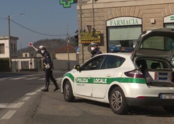 Pattuglia della polizia locale di Cantù