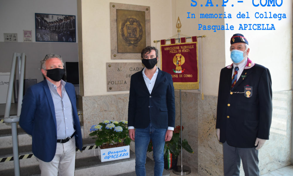 Poliziotto morto in servizio, l’omaggio dei colleghi comaschi nel giorno del funerale