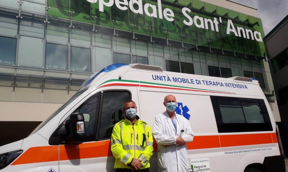 Emergenza Coronavirus: dalla Fondazione Provinciale della Comunità Comasca  un’unità mobile di terapia intensiva all’ospedale Sant’Anna