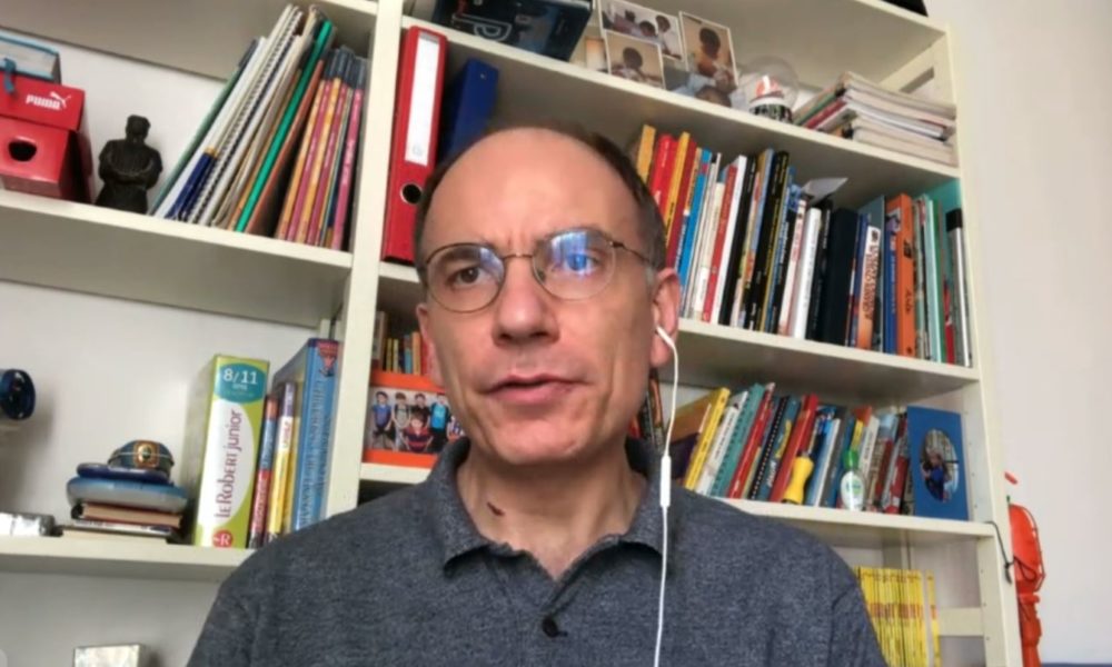 Letta: “Recessione durissima, senza Europa non ne usciamo”