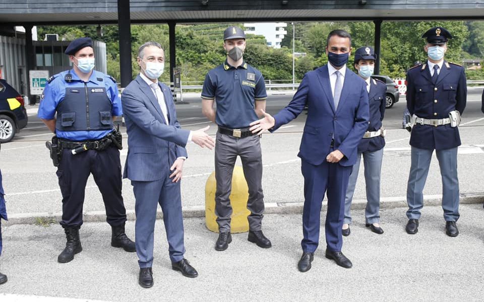 Svizzera, il ministro degli Esteri Luigi di Maio è in Ticino