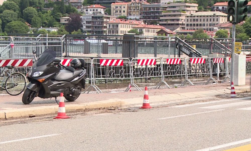 Livello del lago in lieve calo, resta l’allerta in piazza Cavour