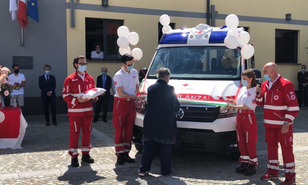 San Fermo, nuova ambulanza per la Croce Rossa