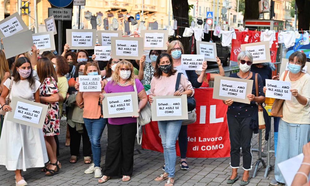 Sindacati contro la privatizzazione degli asili nido