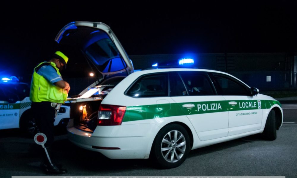 Serata di controlli della polizia locale tra Como, Cantù, Erba e Mariano. Il bilancio