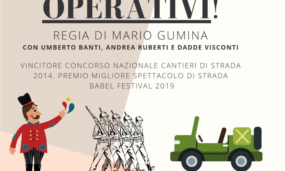 Lo spettacolo ‘Operativi!’ a Cassina Rizzardi
