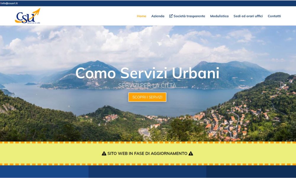 Csu: progetto di ammodernamento iniziato da comunicazione e sito
