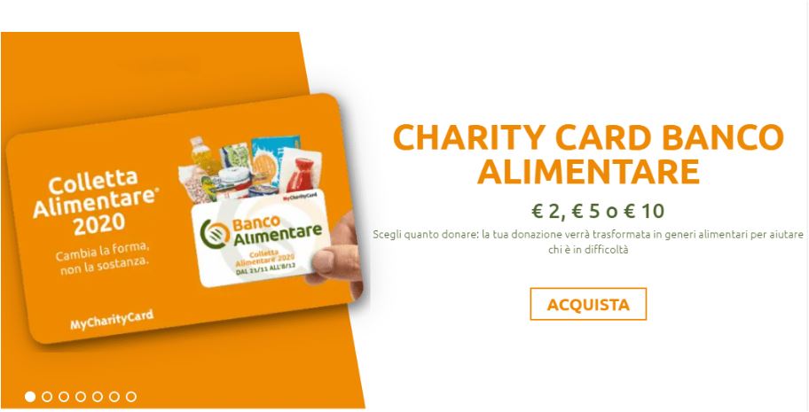 24esima Giornata nazionale della Colletta Alimentare: in vendita nei supermercati e online le card: “Cambia forma ma non sostanza”