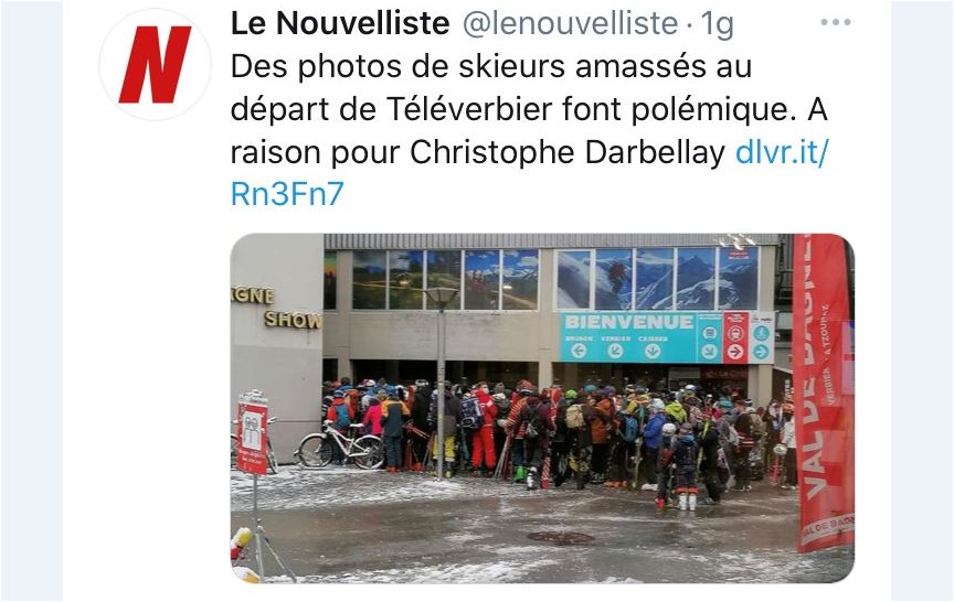 Svizzera. Sci: folla davanti alla funivia, è polemica