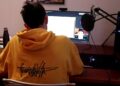 Studente in didattica a distanza