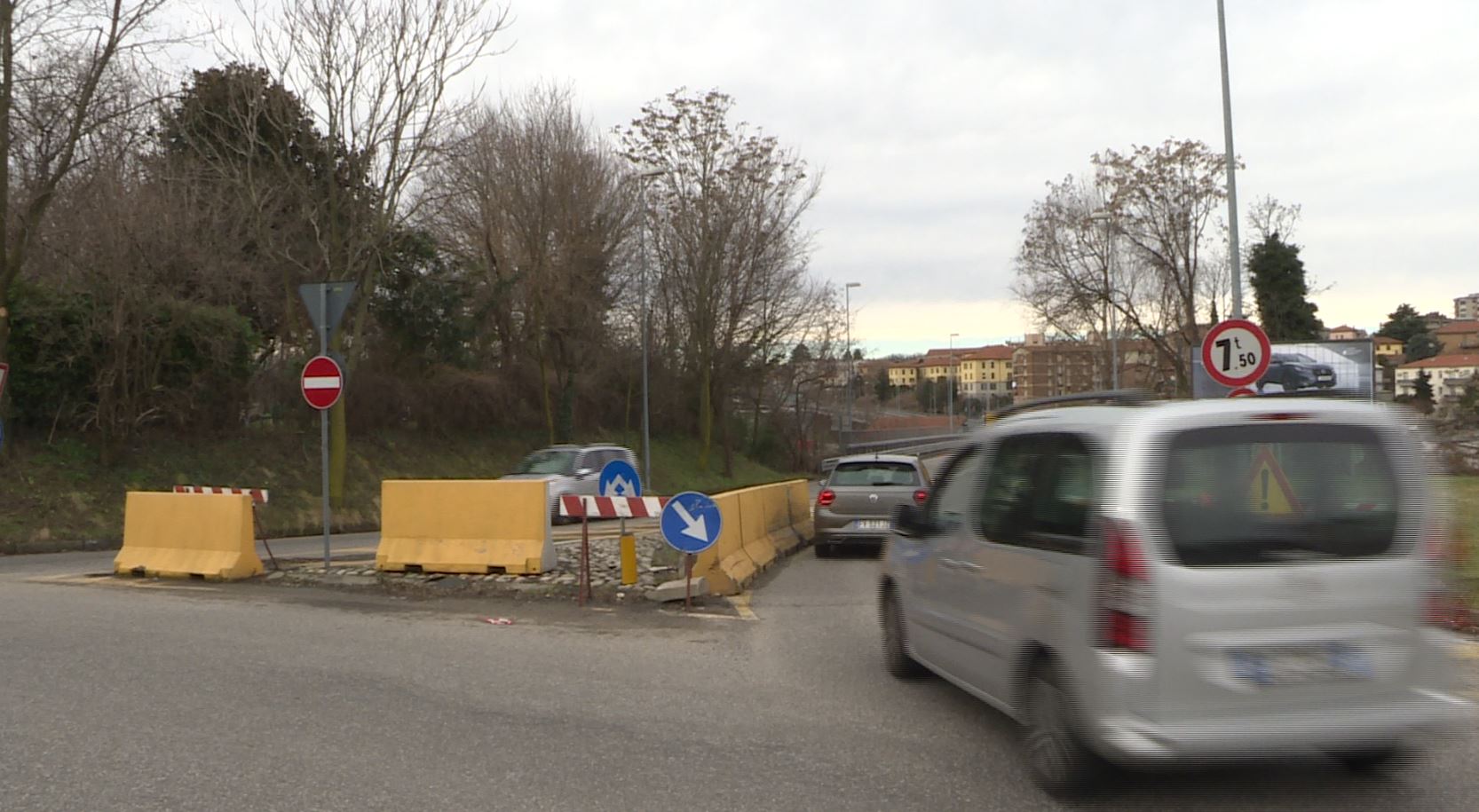 Viadotto dei Lavatoi, sistemate le barriere dopo il passaggio di mezzi pesanti