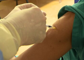 L'iniezione di un vaccino