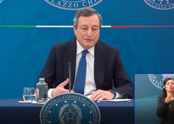 presidente del Consiglio Mario Draghi