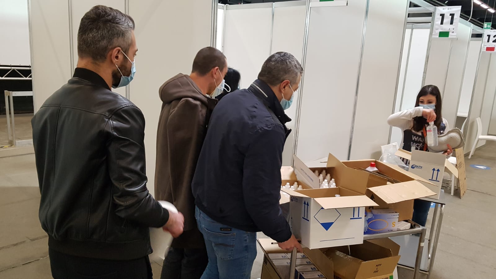 Erba, l’hub vaccinale di Lariofiere attivo da domani per gli over 80