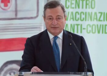 Il presidente del Consiglio Mario Draghi