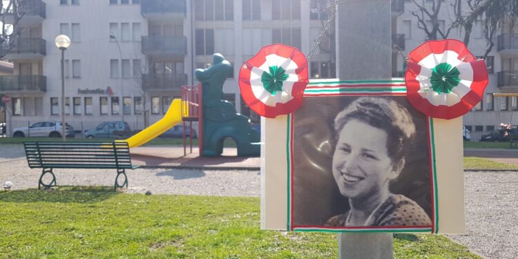 Giorno del ricordo Giardini di piazza del Popolo a Como dedicati a Norma Cossetto