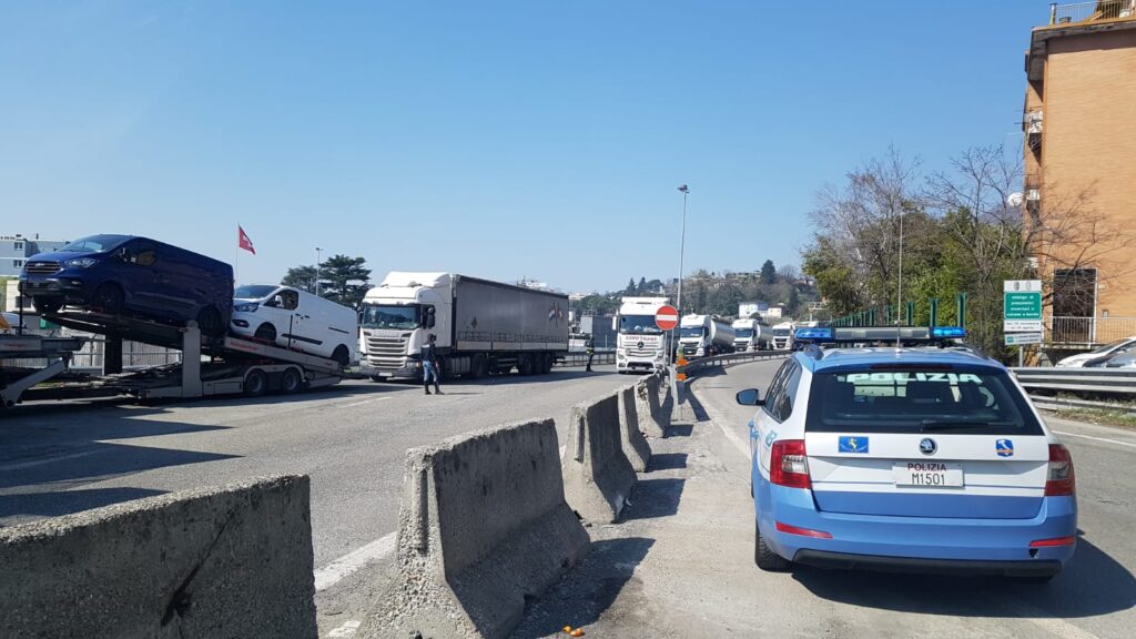 Traffico Chiasso traffico per operazioni doganali 