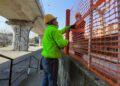Il cantiere del viadotto dei lavatoi