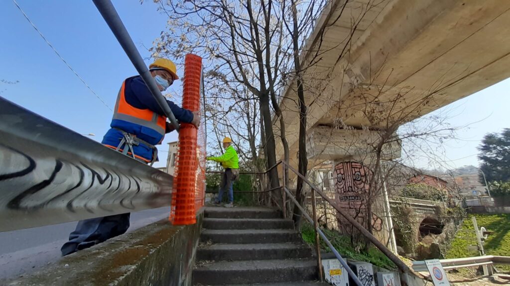 Cantiere Viadotto lavatoi