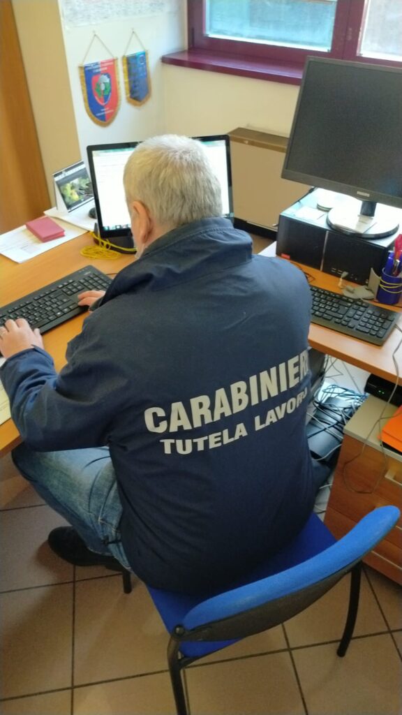 Carabinieri ispettorato lavoro