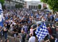 La festa dei tifosi del Como